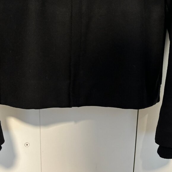 Stephan Schneider Black Wool Thinner Bomber Jacket Size 5 - Medium - Picture 8 of 16
